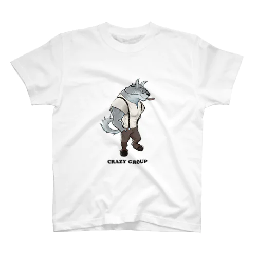 WOLFくん半袖Tシャツ（背面なし） スタンダードTシャツ