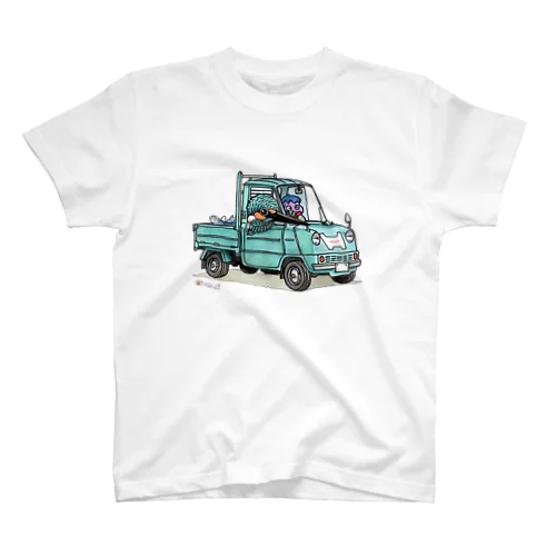 カワセミと名車 スタンダードTシャツ