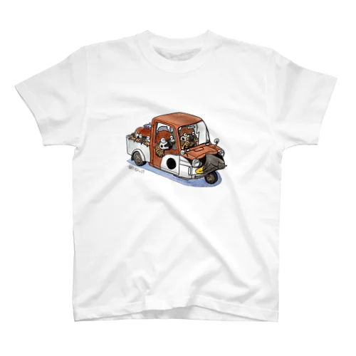 スズメと名車 スタンダードTシャツ