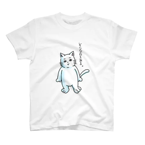 励ます猫(知らんけど) Regular Fit T-Shirt