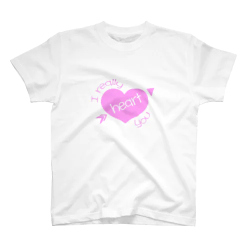 i really heart you デザイン Regular Fit T-Shirt