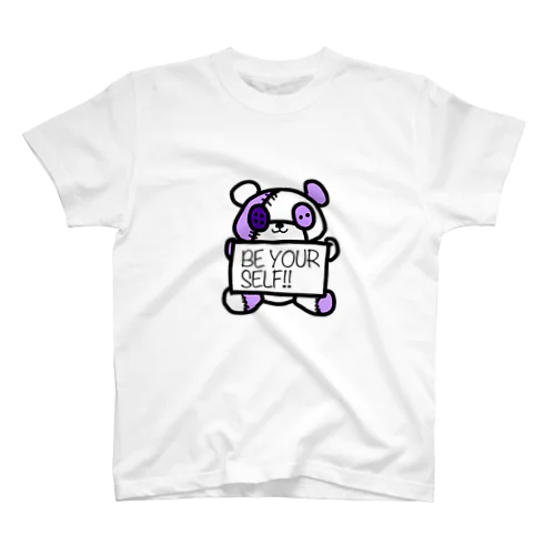 ばんくま!!(ラベンダー) スタンダードTシャツ