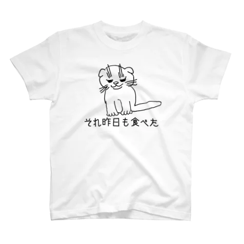 るるちゃんそれ昨日も食べた スタンダードTシャツ