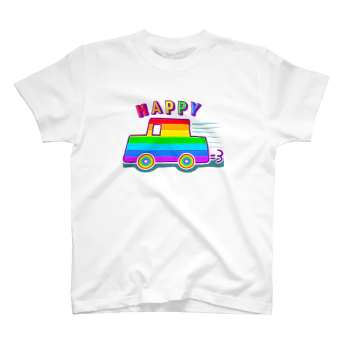 にじカー【虹色HAPPYレインボー】 スタンダードTシャツ