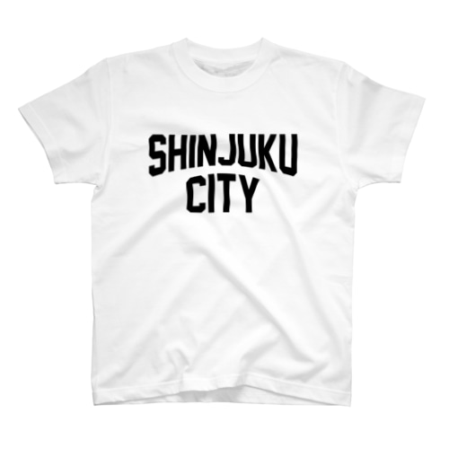 新宿区 SHINJUKU CITY ロゴブラック Regular Fit T-Shirt