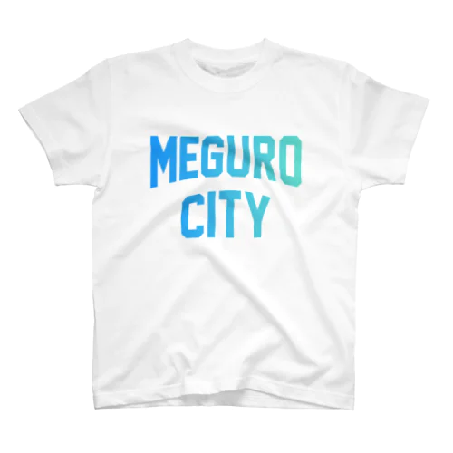 目黒区 MEGURO CITY ロゴブルー スタンダードTシャツ