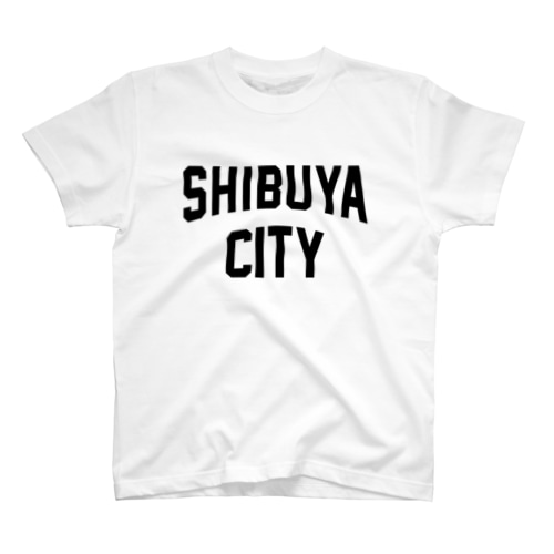 渋谷区 SHIBUYA CITY ロゴブラック Regular Fit T-Shirt