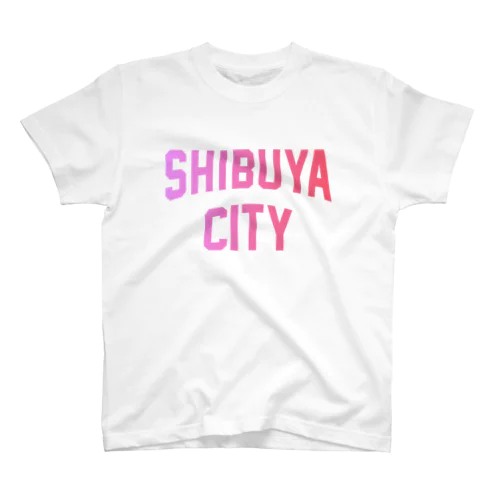 渋谷区 SHIBUYA WARD ロゴピンク スタンダードTシャツ