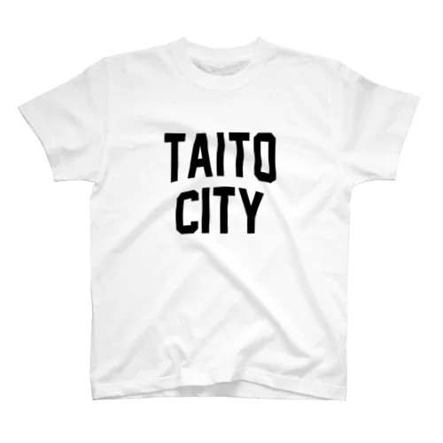 台東区 TAITO WARD ロゴブラック Regular Fit T-Shirt