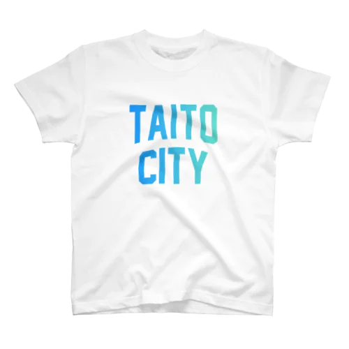 台東区 TAITO WARD ロゴブルー Regular Fit T-Shirt