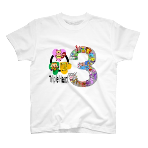 トリプル・ハート3周年 Regular Fit T-Shirt