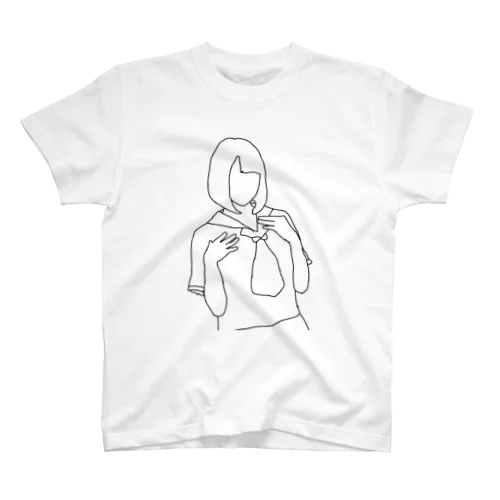 ショートカットの女の子 Regular Fit T-Shirt