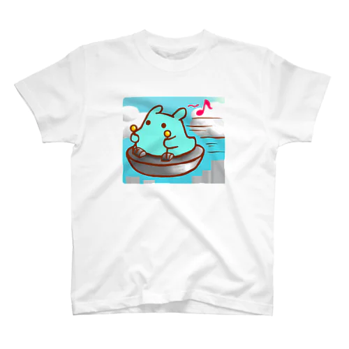 UFOでお出かけ♪【水星人のスイスイちゃん】 スタンダードTシャツ