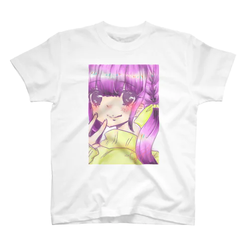 ゆるかわ三つ編み少女 スタンダードTシャツ