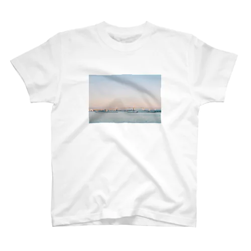 冬の日の綺麗な夕焼けシリーズ Regular Fit T-Shirt