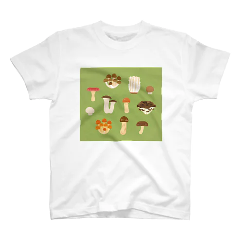 食べられるきのこ Regular Fit T-Shirt