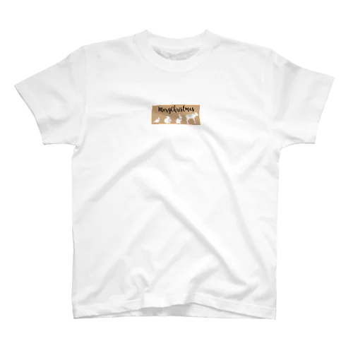 MeryChristmas(ブラウン) Regular Fit T-Shirt