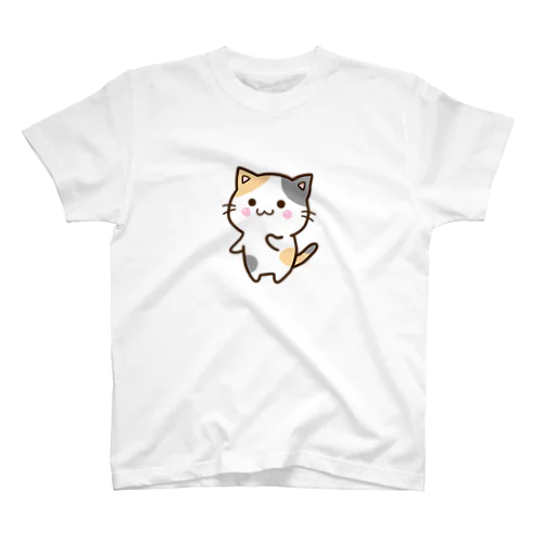 お茶目な三毛猫 Regular Fit T-Shirt