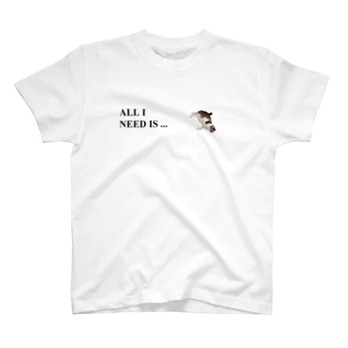 All I need is cats スタンダードTシャツ