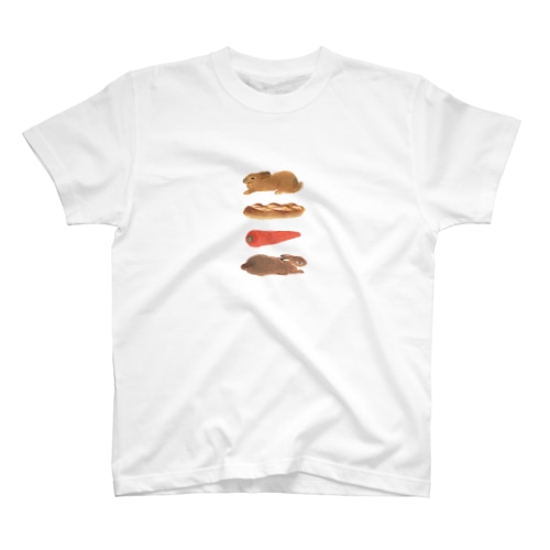 うさぎとパンとにんじん Regular Fit T-Shirt