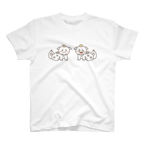 狛犬Tシャツ（前面プリント） Regular Fit T-Shirt