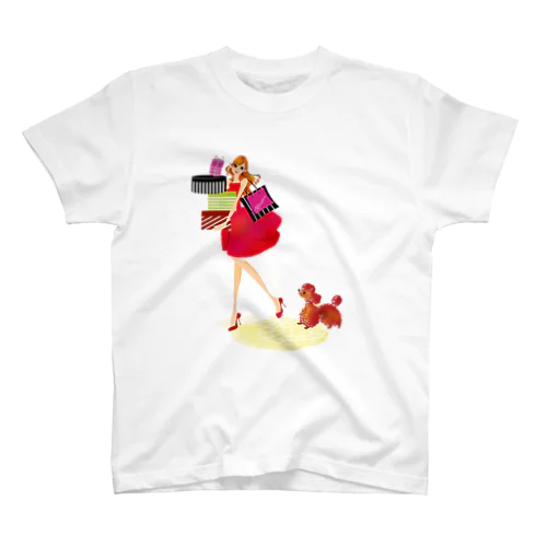 Lady＆Poodle Regular Fit T-Shirt