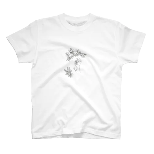 一輪の花 Regular Fit T-Shirt