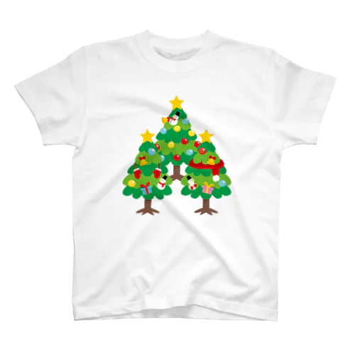 森さんのクリスマスA クリスマスツリー スタンダードTシャツ