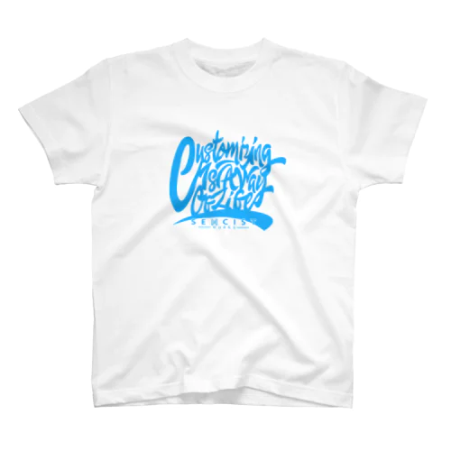 Customizing is a way of life(blue) Regular Fit T-Shirt