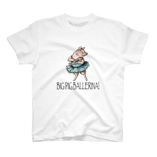 Big Pig Ballerina  スタンダードTシャツ