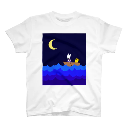 月夜の船旅 スタンダードTシャツ