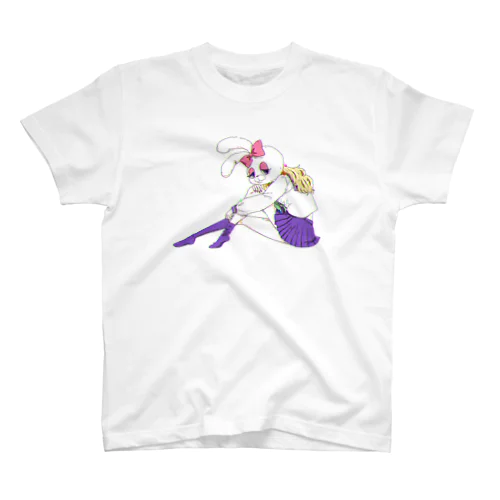 うさぎ頭セーラー少女 Regular Fit T-Shirt