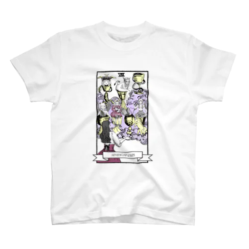 SEVEN of CUPs. Regular Fit T-Shirt