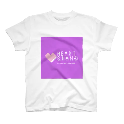 Heart & Hand のパープルオリジナルアイテム スタンダードTシャツ