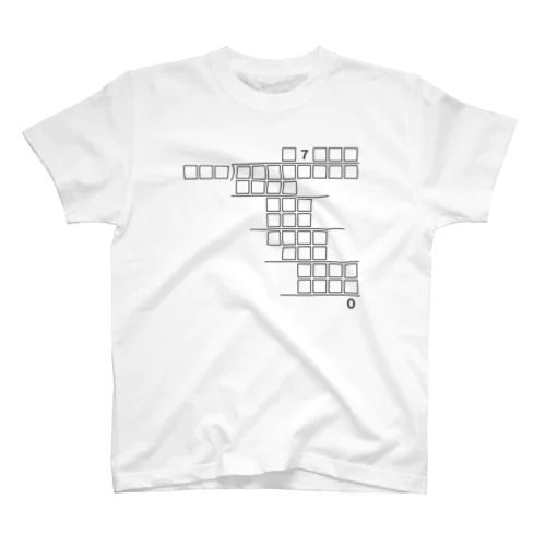 「孤独の7」Tシャツ(淡色向き) スタンダードTシャツ