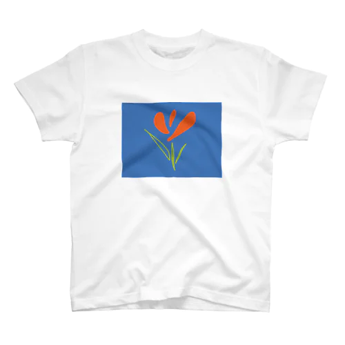 ビビットな花 Regular Fit T-Shirt