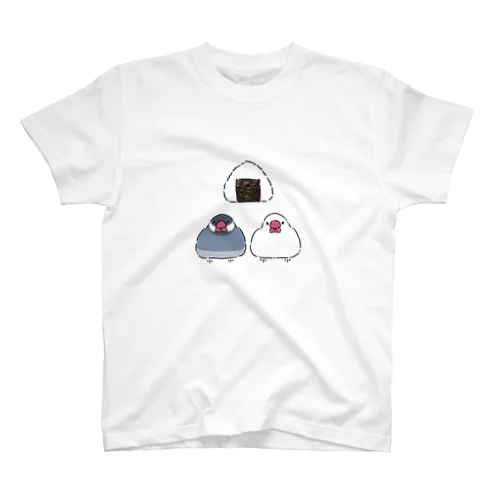 文鳥ONIGIRI スタンダードTシャツ