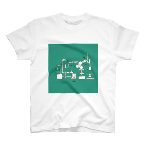 化学実験（グリーン スタンダードTシャツ