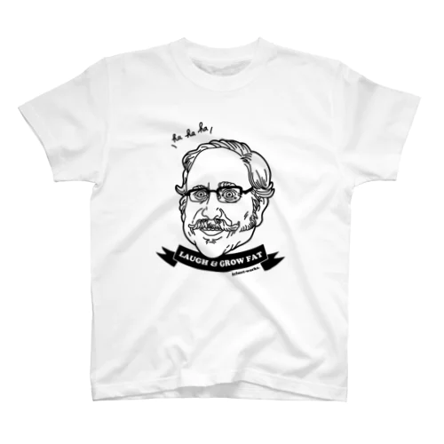 オジ・スマイリー・モノクロ スタンダードTシャツ