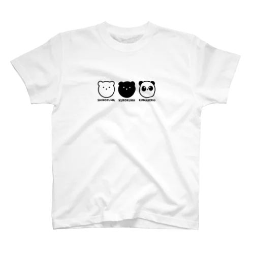 MONOCHROME BEARS Regular Fit T-Shirt