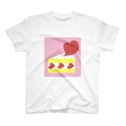 ハートのショートケーキ スタンダードTシャツ