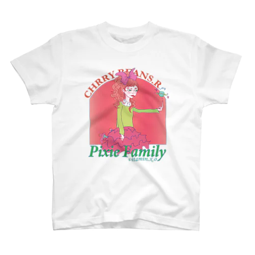 pixie family2-pink スタンダードTシャツ