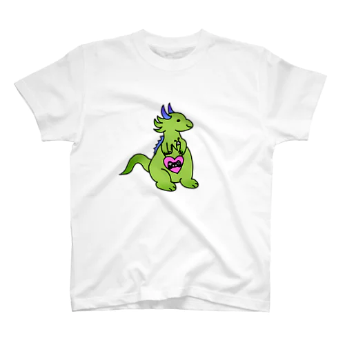 にょぼドラゴン 緑 スタンダードTシャツ