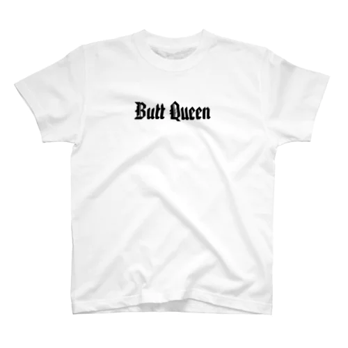 Butt Queenブラックロゴ Regular Fit T-Shirt