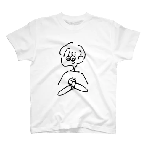 この子は僕のねこ。This kid is my cat. スタンダードTシャツ