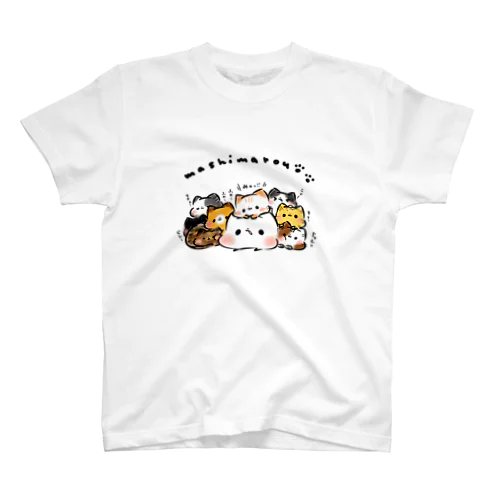 山盛り猫ましまろう Regular Fit T-Shirt