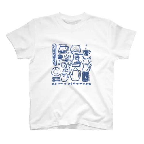 パンとコーヒーと…。 スタンダードTシャツ