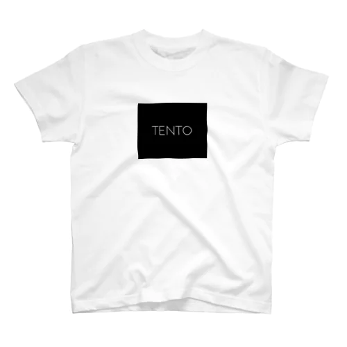 TENTO Logo【BLACK】01 Regular Fit T-Shirt