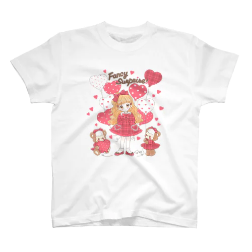 ♡Valentine’s Heart Balloon♡ Regular Fit T-Shirt