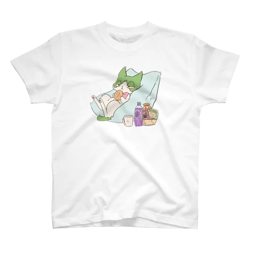 まったりタイム　ハチワレ スタンダードTシャツ